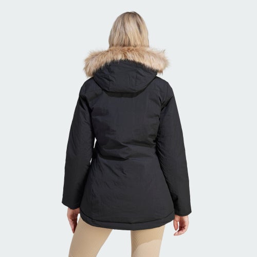 Adidas fur hooded jacket clearance