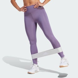 Women Leggings - adidas Optime Training - Shadow Violet-Shadow Violet