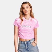 Puma Football Jersey Baby - Damen T-Shirts Pink-Pink