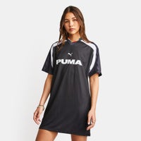 Damen Kleider - Puma Football Jersey - Black-Black