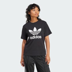 Femme T-Shirts - adidas Trefoil Regular - Black-Black