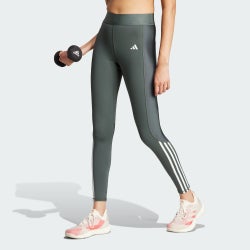 Women Leggings - adidas Hyperglam Shine - Legend Ivy-White