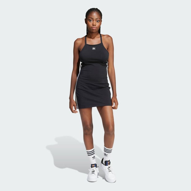 Image of Adidas 3-stripes Mini female Vestiti - Nero - Jersey di cotone - Foot Locker035