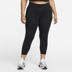 Damen Leggings - Nike Essentials Plus - Black-White