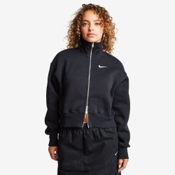 Damen Track Tops - Nike Phoenix Os - Black-Sail