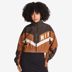 Damen Jackets - Nike Woven Jacket - Velvet Brown-Lt British Tan-Sa