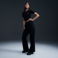 Femme Pantalons - Nike Windrunner High Rise - Black-White