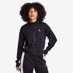 Damen Track Tops - Jordan Knit - Black-White-White