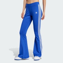 Damen Leggings - adidas Flared - Semi Lucid Blue-Semi Lucid Blue