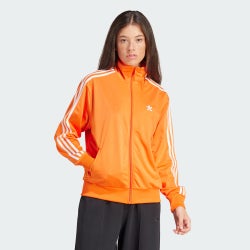 Femme Vestes Zippees - adidas Adicolor Classics Loose Firebird - Orange-Orange
