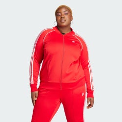 Femme Vestes Zippees - adidas Adicolor Classics Sst - Better Scarlet-Better Scarlet