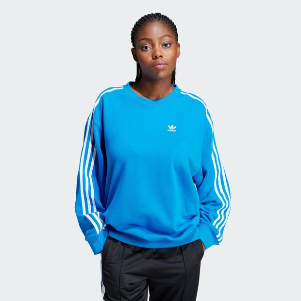 Image of Adidas 3-stripes Oversized Crew - Donna Sweatshirts