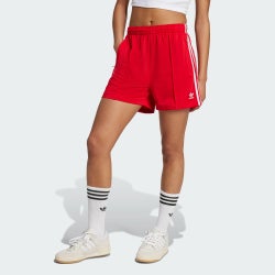 Women Shorts - adidas Firebird Short - Better Scarlet-White