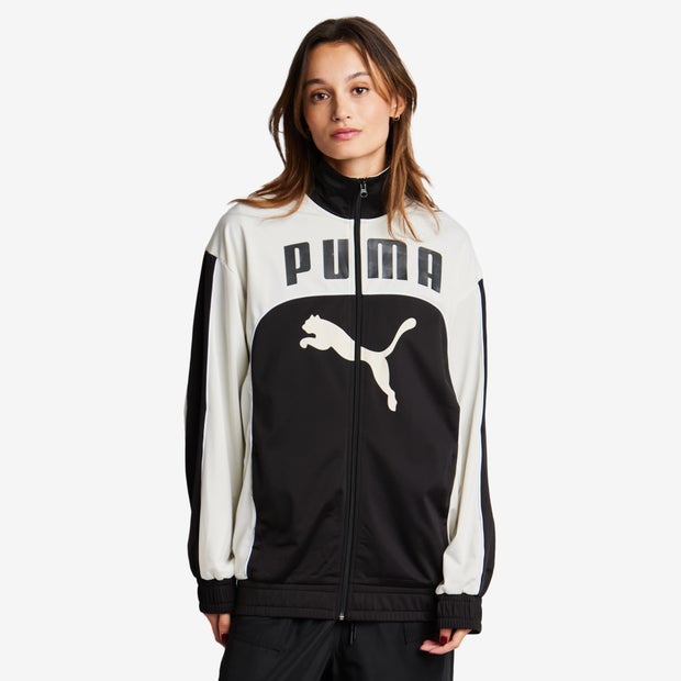 Image of Puma Future Archive Relaxed female Top da pista - Nero - Poly Tricot - Foot Locker035