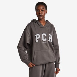 Mujer Hoodies - Peach Fit Pch - Charcoal-Charcoal