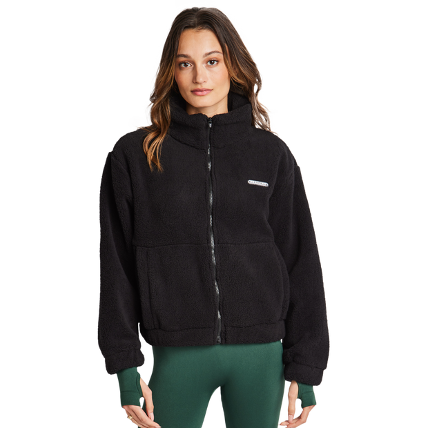 Image of Peach Fit Logo female Giacche - Nero - Sherpa - Foot Locker035