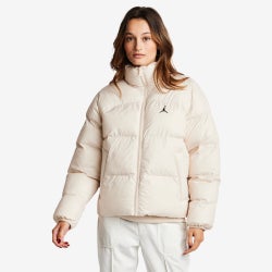 Women Jackets - Jordan Puffer - Legend Lt Brown-Black