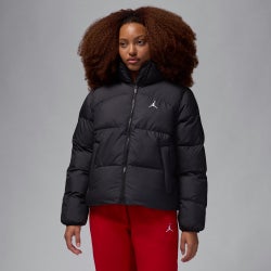 Women Jackets - Jordan Puffer - Black-White