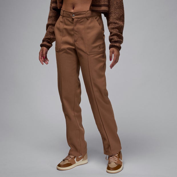 Image of Jordan Essentials Statement female Pantaloni - Marrone - Poly Woven - Foot Locker035