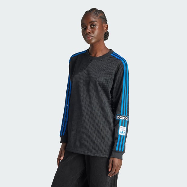 Image of Adidas Adibreak Long Sleeve Mesh - Donna T-shirts