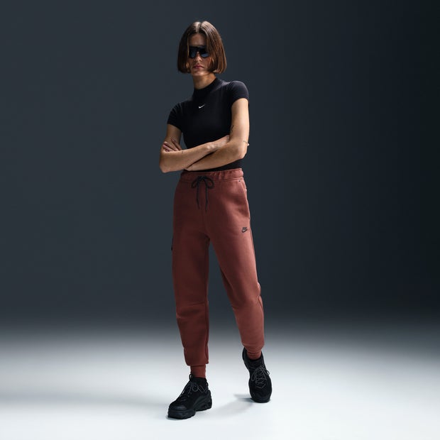 Image of Nike Tech Fleece female Pantaloni - Marrone - Foot Locker035