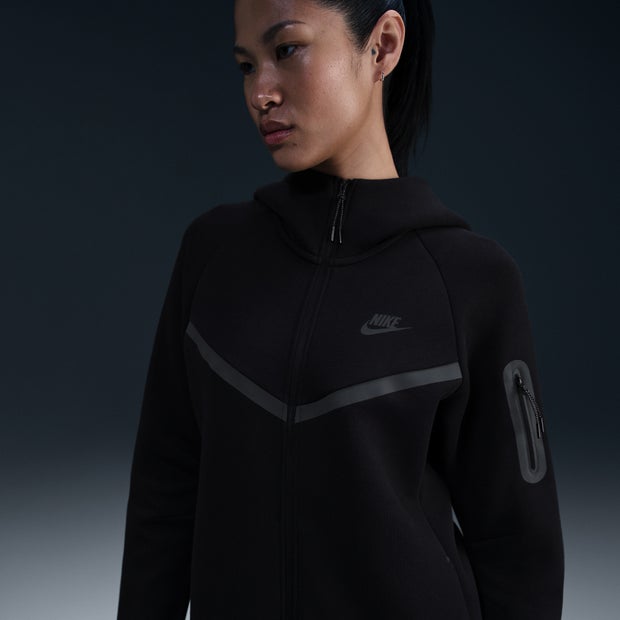 Nike Tech Fleece Mujer Sudaderas - Negro - Talla L - Poly Fleece