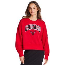 Women Sweatshirts - Pro Standard Chenille Bulls - Red-Blk