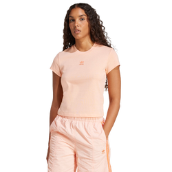 Femme T-Shirts - adidas Adicolor Essentials - Glow Pink-Glow Pink