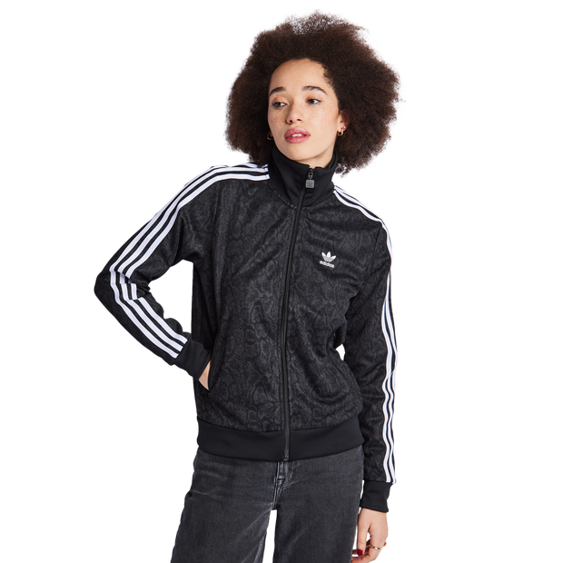 Image of Adidas Firebird female Top da pista - Nero - Poly Tricot - Foot Locker035