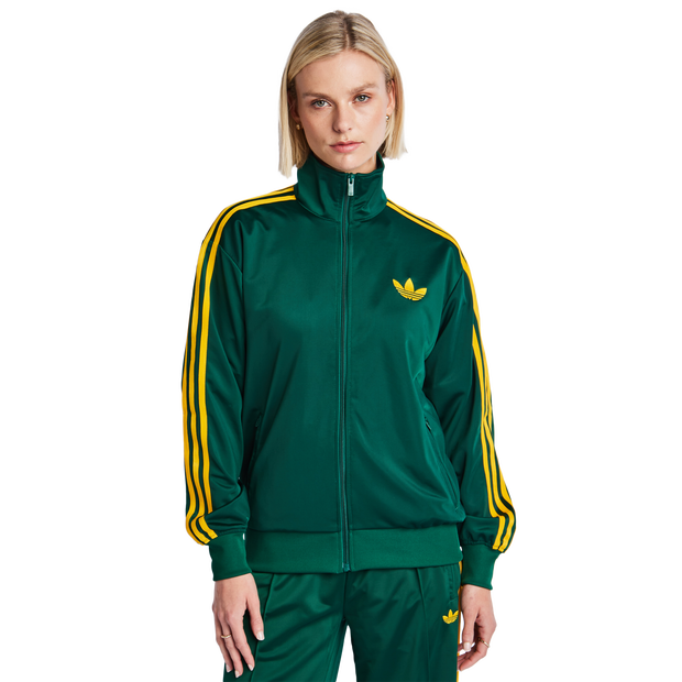 Image of Adidas Firebird female Top da pista - Verde - Foot Locker035