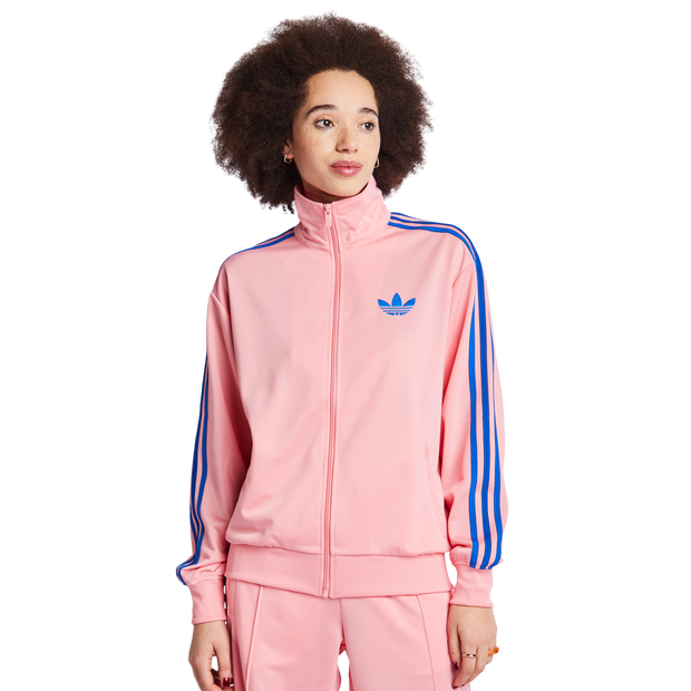 Image of Adidas Firebird female Top da pista - Rosa - Foot Locker035