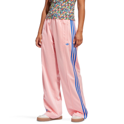 Mujer Pantalones - adidas Firebird Loose - Semi Pink Spark-Blue