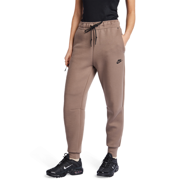 Nike Tech Fleece Women Pants - Brown - Size XL - Poly Fleece
