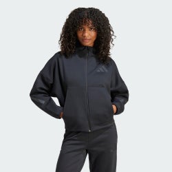 Damen Hoodies - adidas Z.N.E. Full-zip - Black-Black