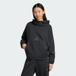 Damen Sweatshirts - adidas Z.N.E. Hooded - Black-Black