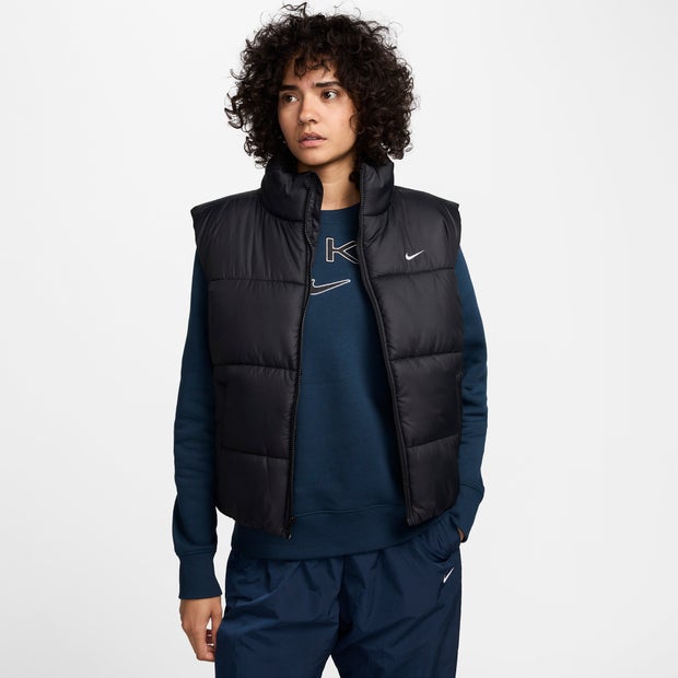 Image of Nike Therma-fit female Gilets - Nero - Jersey di cotone - Foot Locker035