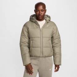 Damen Jackets - Nike Therma-fit Hooded - Light Army-White