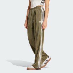 Damen Hosen - adidas Firebird Loose Track - Olive Strata-Olive Strata