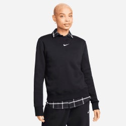 Women Sweatshirts - Nike Phoenix - Black-Sail