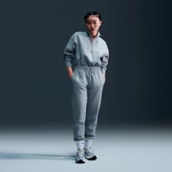 Women Pants - Nike Phoenix - Dark Grey Heather-Sail