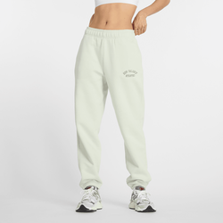 Women Pants - New Balance Graphic - Light Green-Light Green