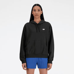 Women Hoodies - New Balance Sport Essentials - Black-Black