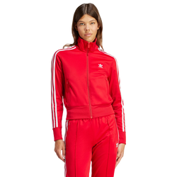 Damen Track Tops - adidas Firebird - Better Scarlet-Better Scarlet