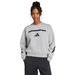 Dames Sweatshirts - adidas Z.N.E. - Medium Grey Heather-Medium Grey Heather