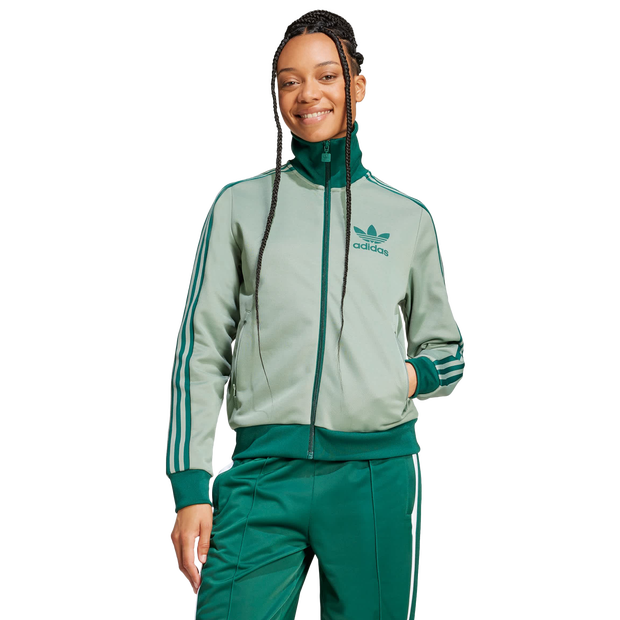 Image of Adidas Beckenbauer female Top da pista - Verde - Foot Locker035