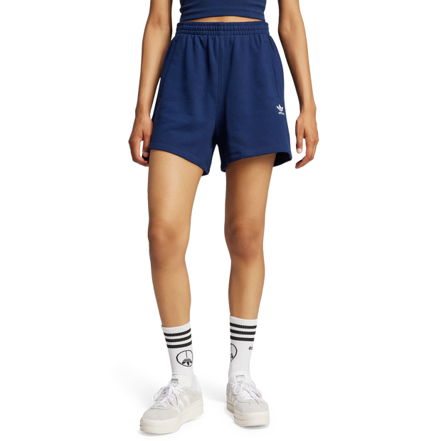 Image of Adidas Essentials female Pantaloncini - Blu - Poly Mesh - Foot Locker035