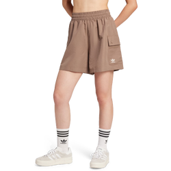 Damen Shorts - adidas Essentials - Trace Brown-Trace Brown