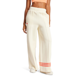 Mujer Pantalones - adidas Adicolor - Cream White-Real Coral