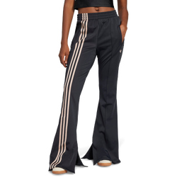 Women Pants - adidas 3-Stripes Flared Firebird Track Pants - Black-Pink