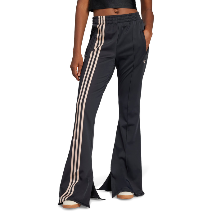 adidas 3-Stripes Flared Firebird Track Pants Image 1 of 4. Tap to open photo gallery.